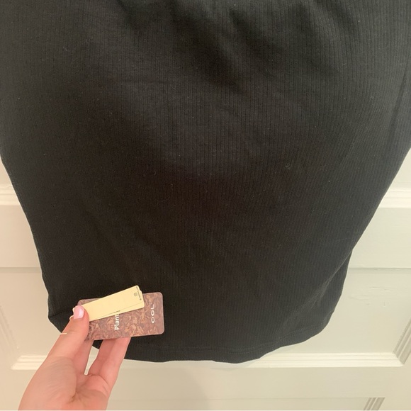 Plantive® Square Neck Brami Tank in black, Size L - Picture 7 of 8